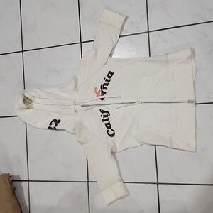 Hollister Zip Up 3/4 Sleeve